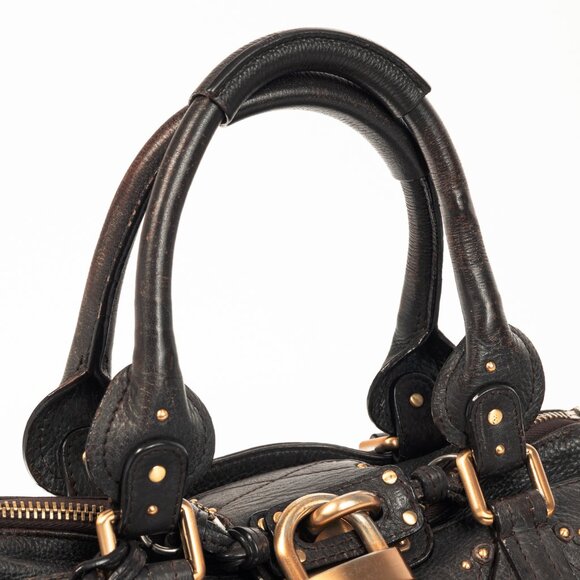 Chloe Paddington Brown Pebbled-Leather Handbag - Picture 6 of 14